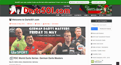 Desktop Screenshot of darts501.com
