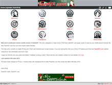 Tablet Screenshot of darts501.mobi